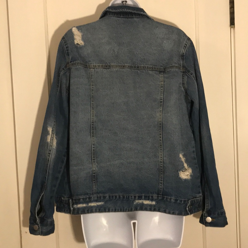 Distressed Jean Jacket - Picture 2 of 3